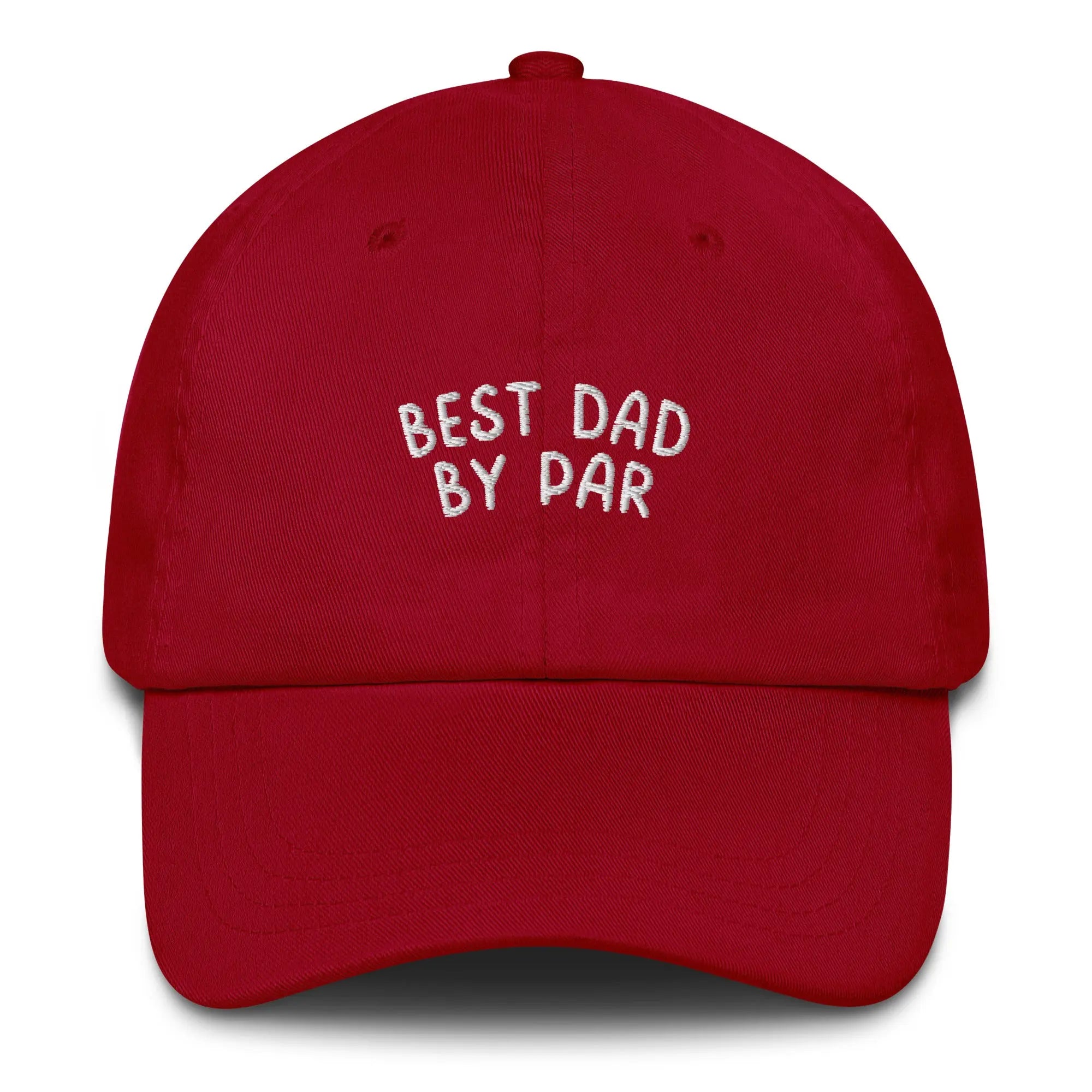 Best Dad by Par Embroidered Cap  