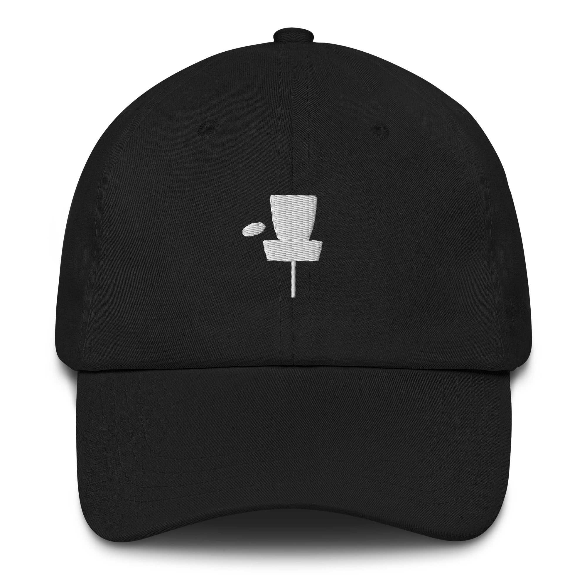 Disc Golf Basket Embroidered Cap | Minimalist Disc Golf Hat  