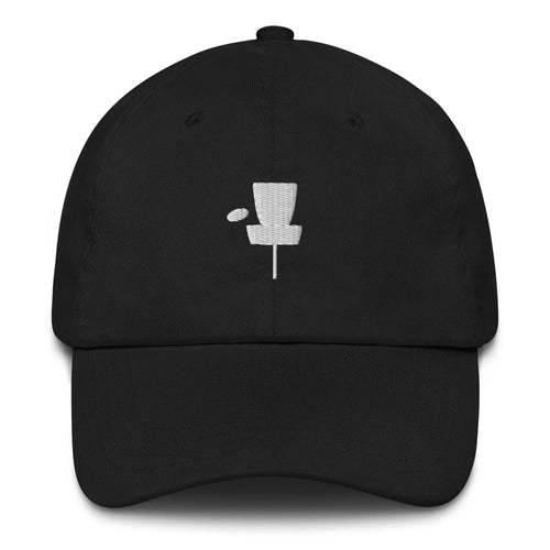 Disc Golf Basket Embroidered Cap | Minimalist Disc Golf Hat  