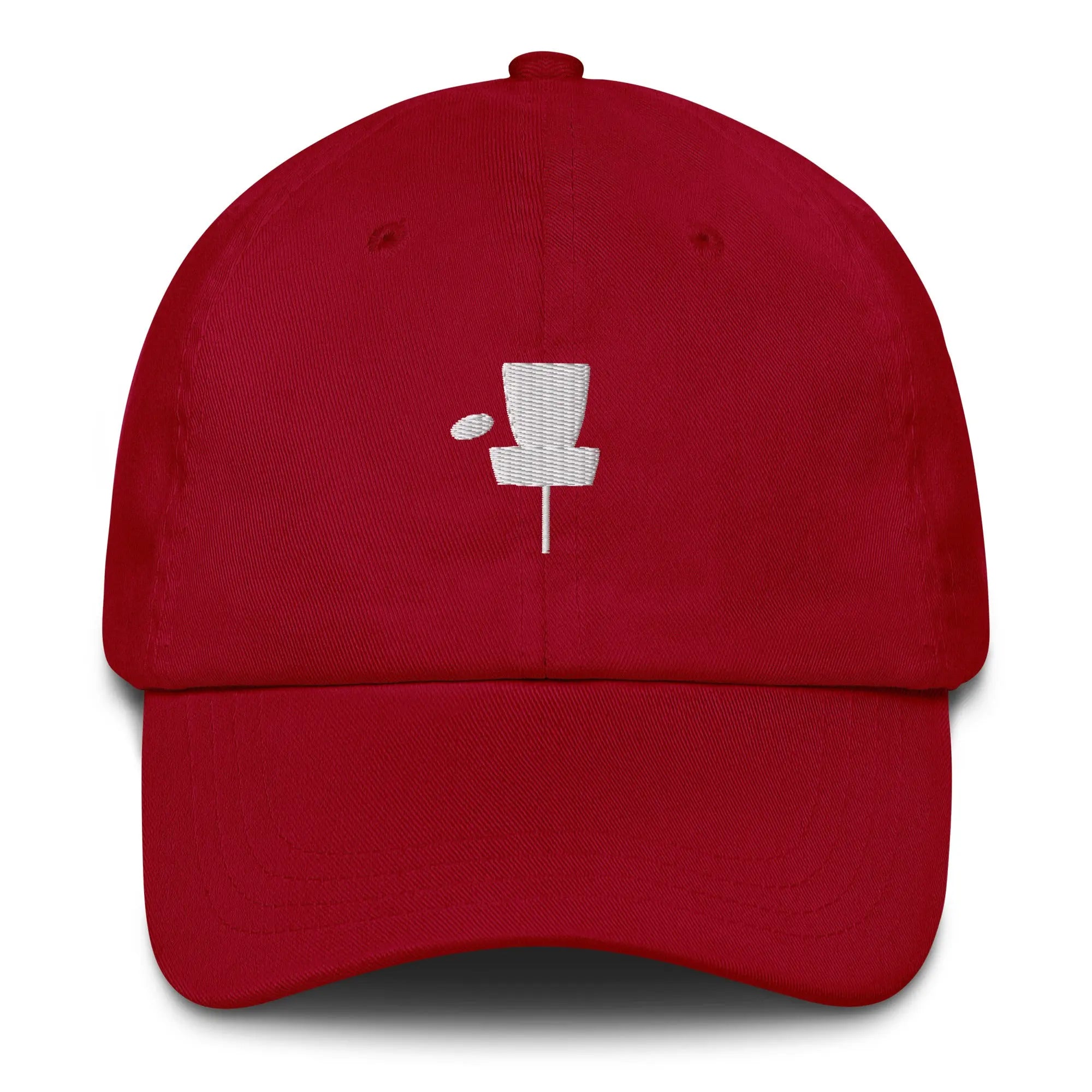 Disc Golf Basket Embroidered Cap | Minimalist Disc Golf Hat  