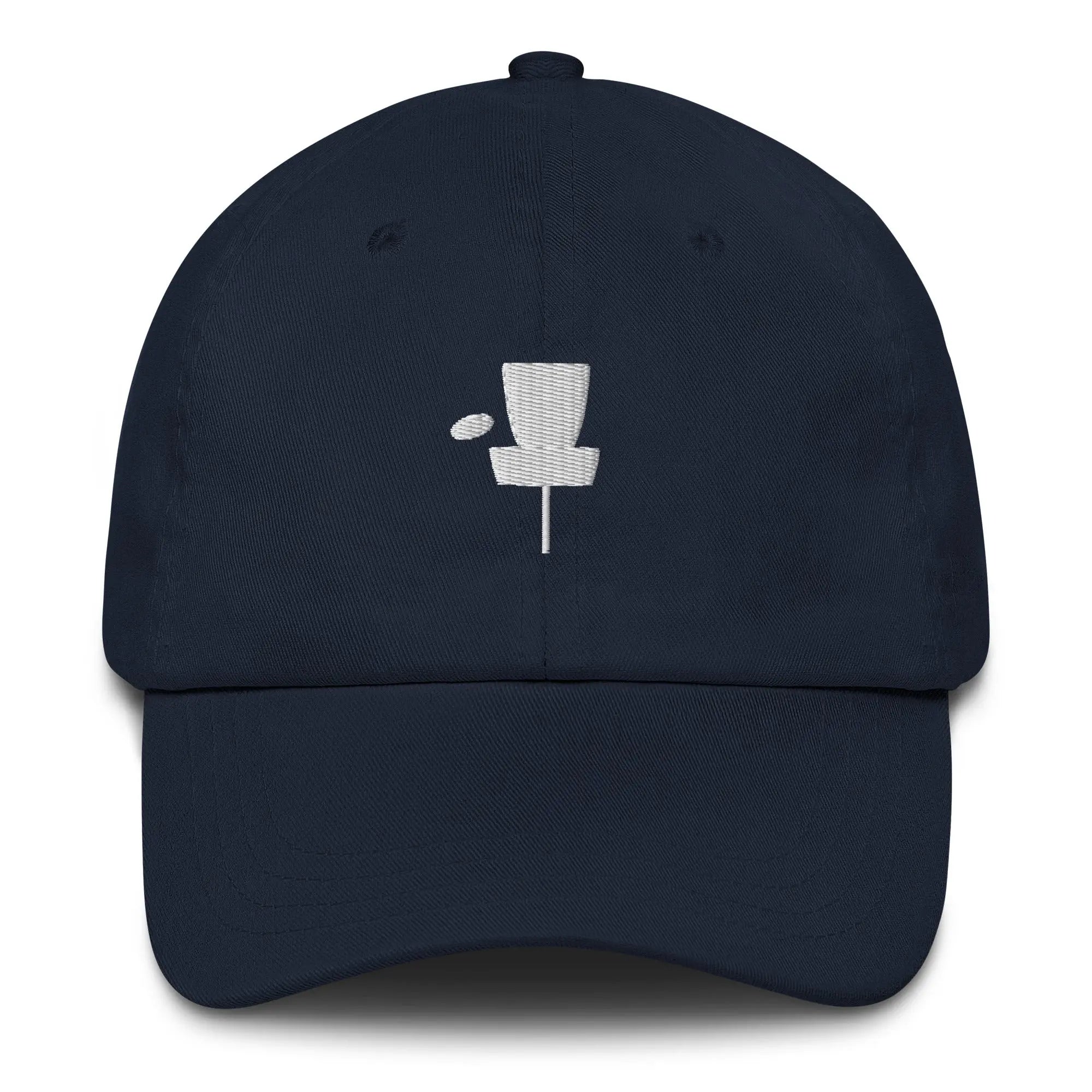 Disc Golf Basket Embroidered Cap | Minimalist Disc Golf Hat  