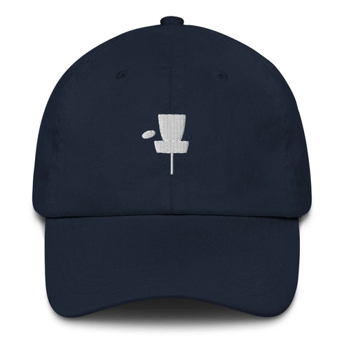 Disc Golf Basket Embroidered Cap | Minimalist Disc Golf Hat  