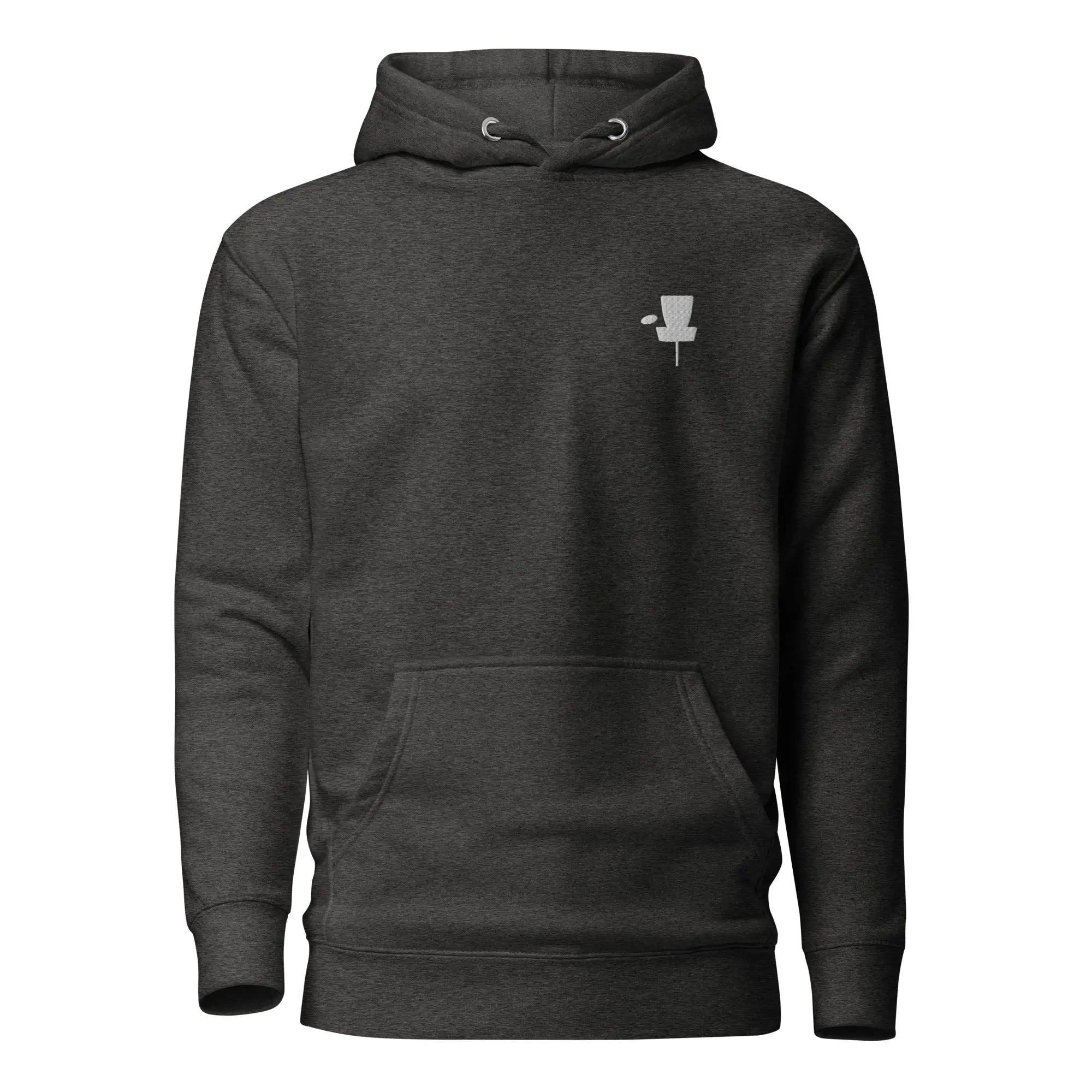 Disc Golf Basket Embroidered | Minimalist Disc Golf Hoodie  