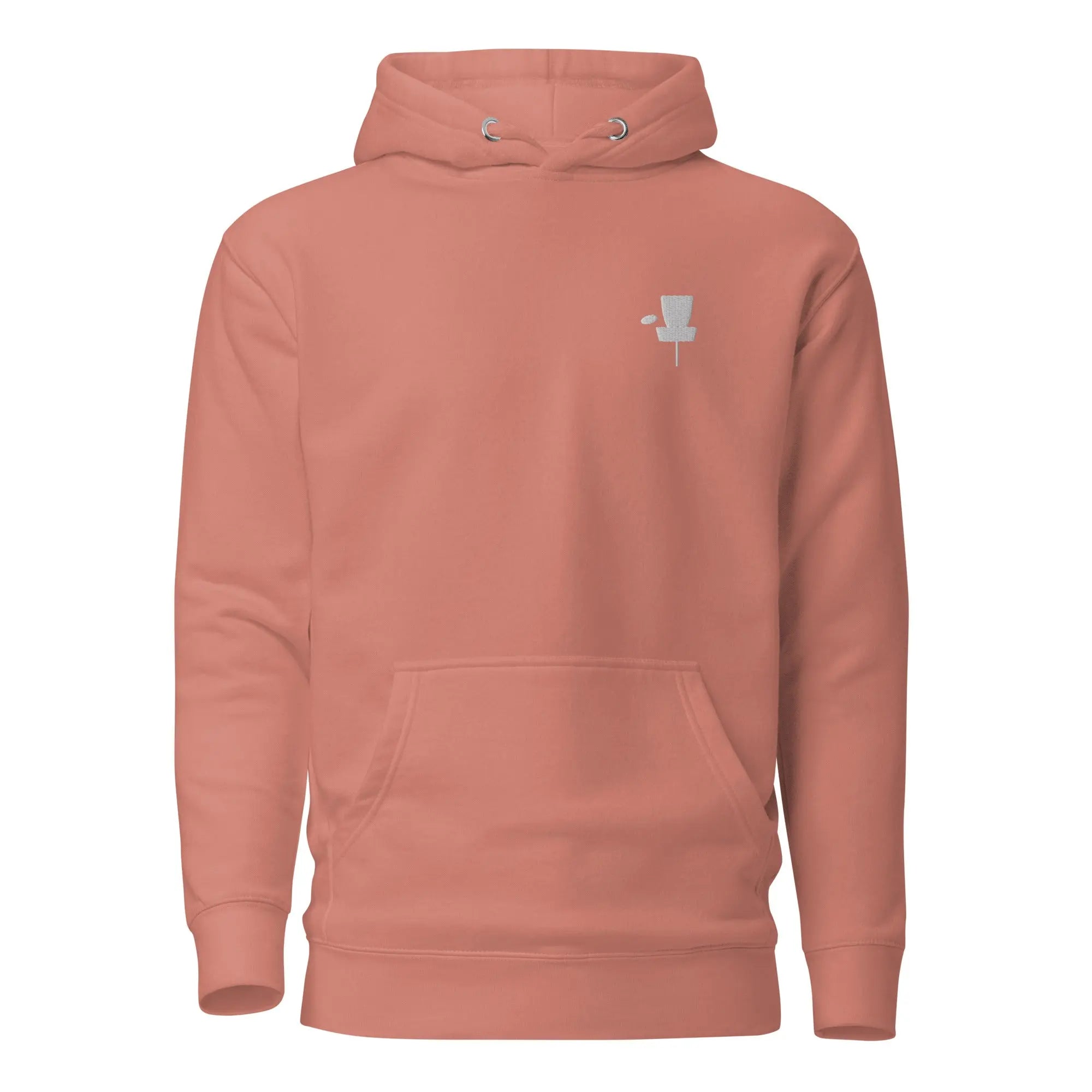 Disc Golf Basket Embroidered | Minimalist Disc Golf Hoodie  