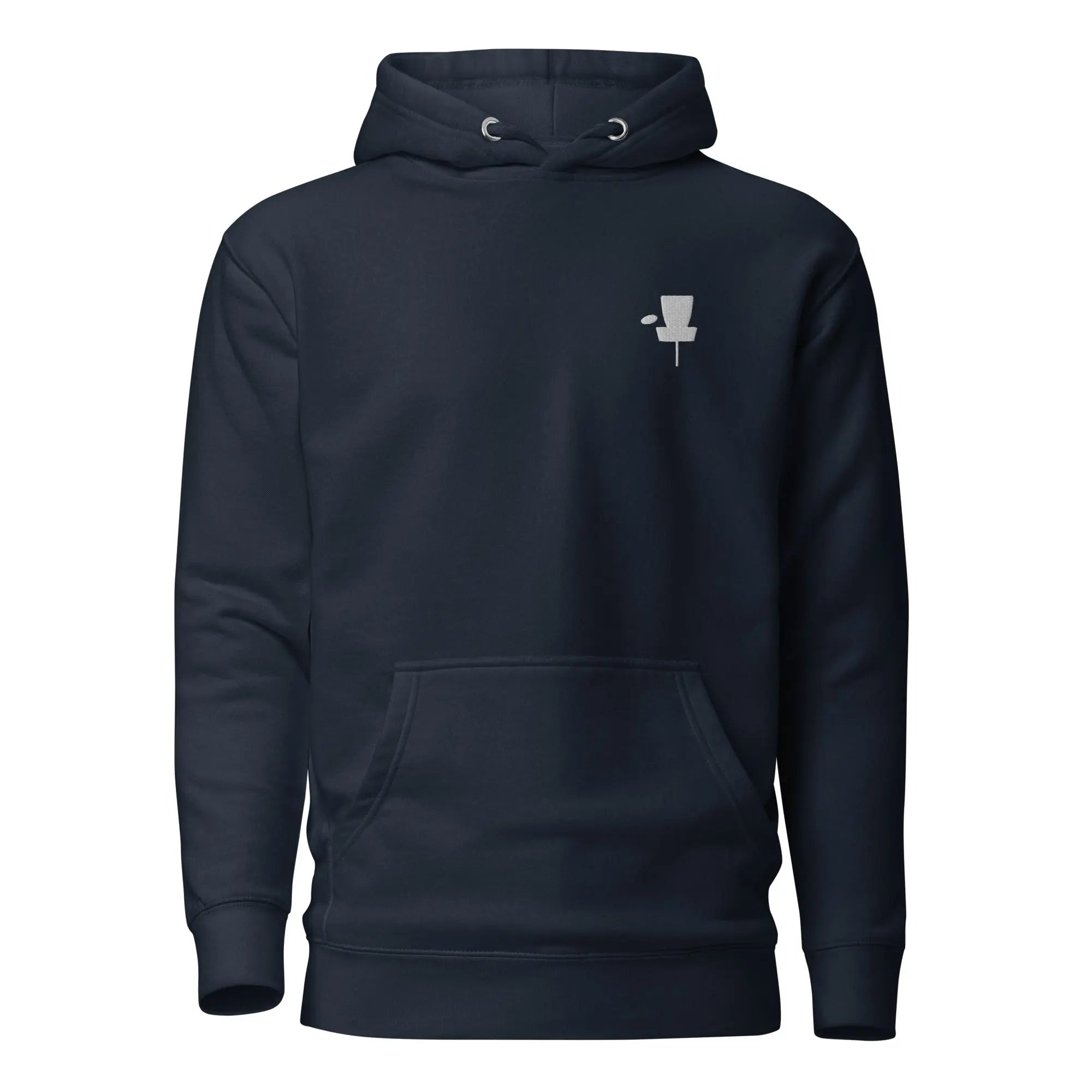 Disc Golf Basket Embroidered | Minimalist Disc Golf Hoodie  