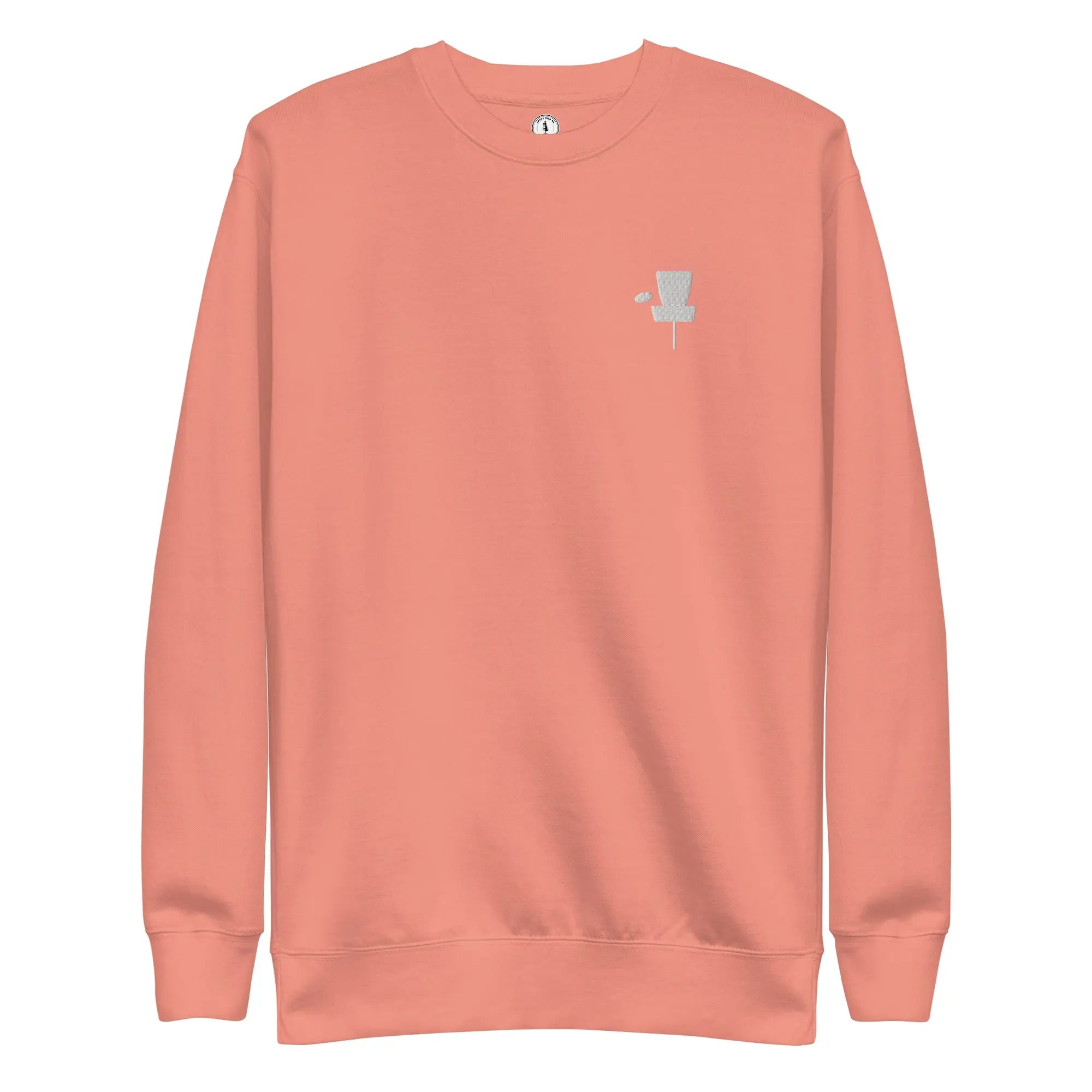 Disc Golf Basket Embroidered | Minimalist Disc Golf Sweatshirt  