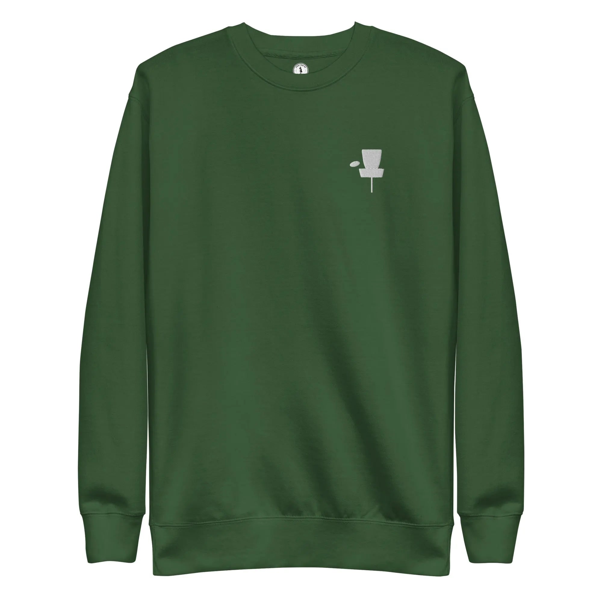 Disc Golf Basket Embroidered | Minimalist Disc Golf Sweatshirt  
