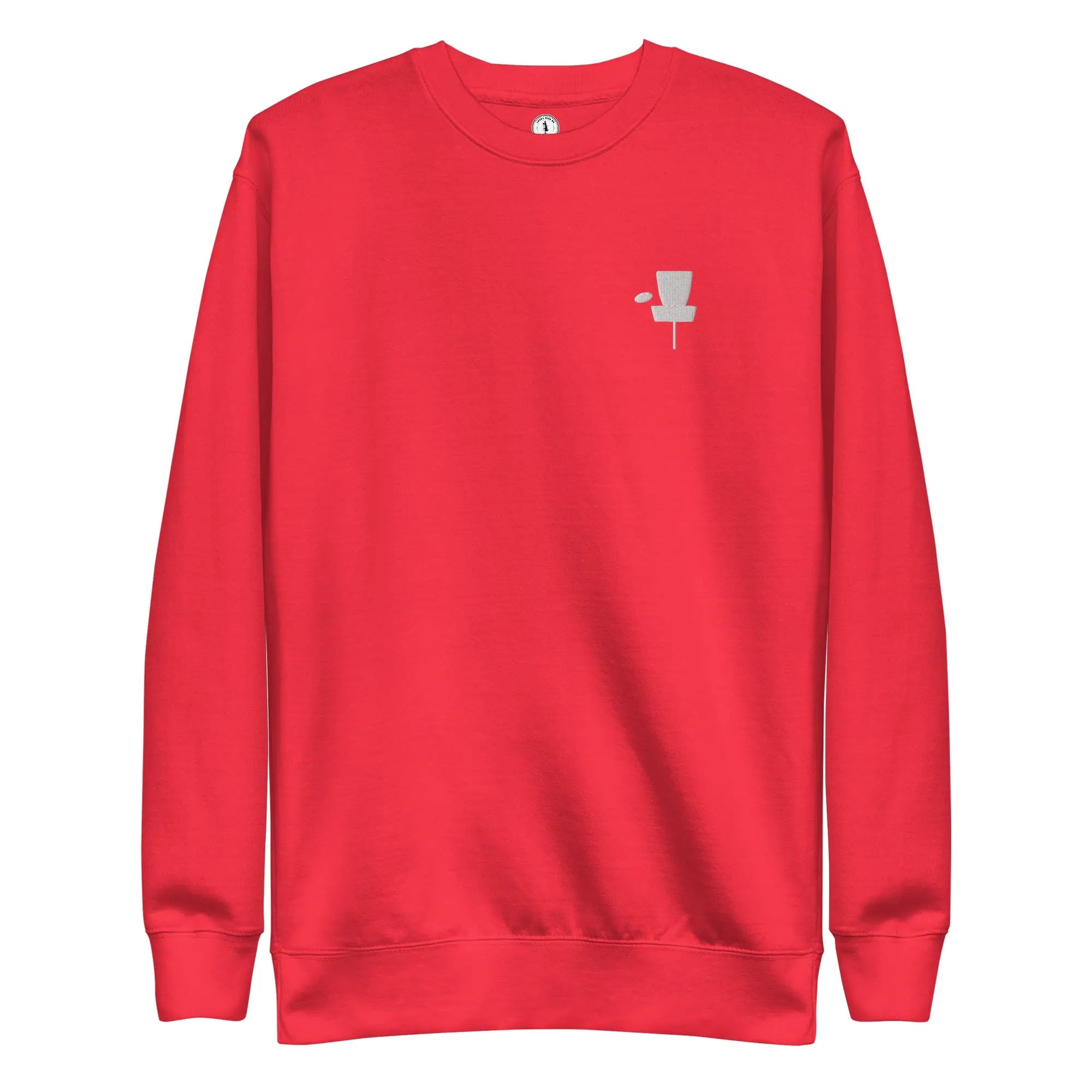 Disc Golf Basket Embroidered | Minimalist Disc Golf Sweatshirt  