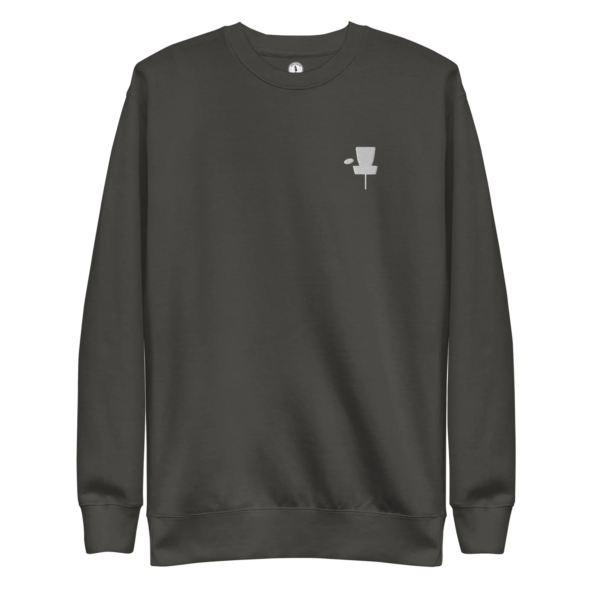 Disc Golf Basket Embroidered | Minimalist Disc Golf Sweatshirt  