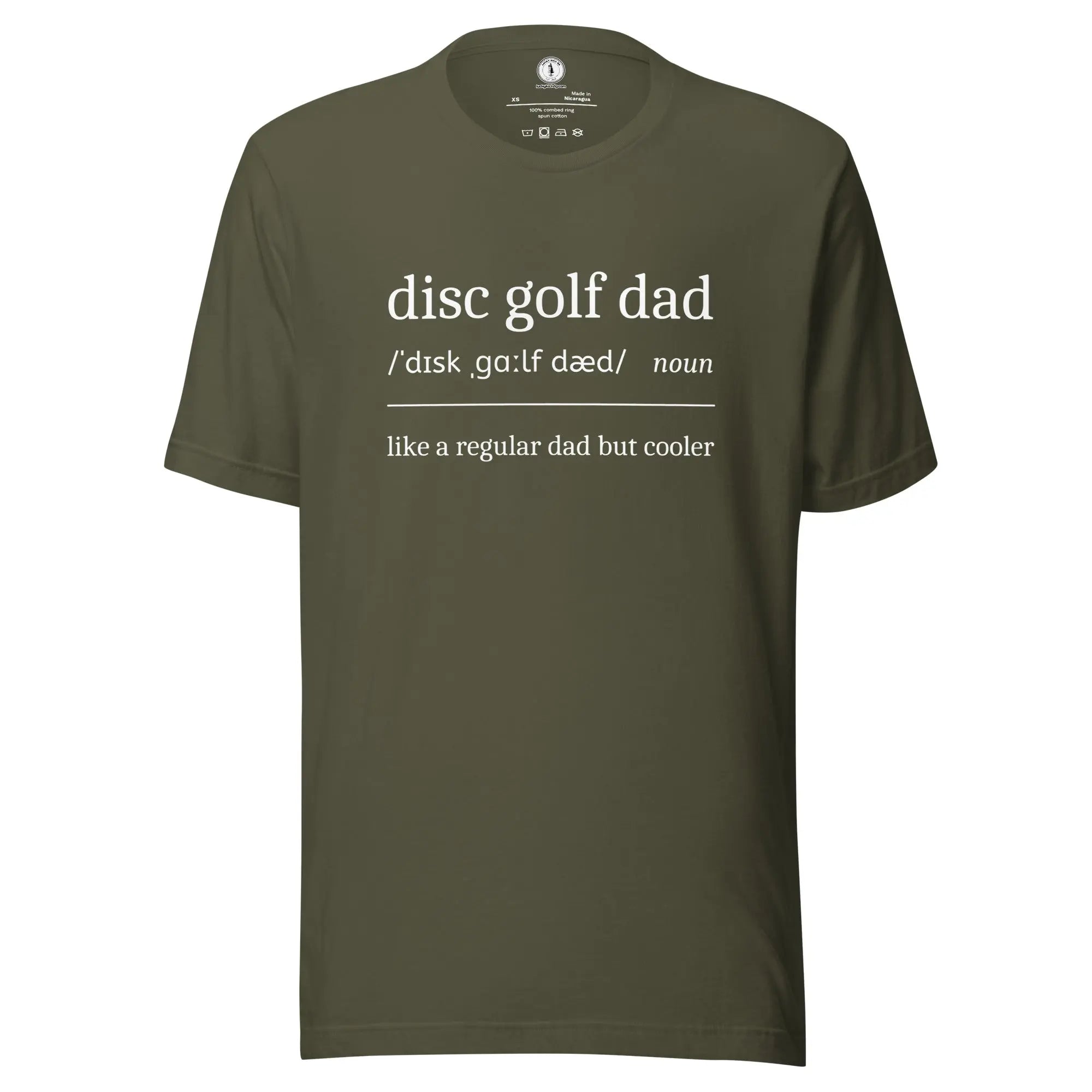Disc Golf Dad Definition T-shirt  