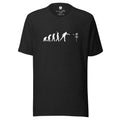 Disc Golf Human Evolution T-shirt | Funny Disc Golf Shirt  