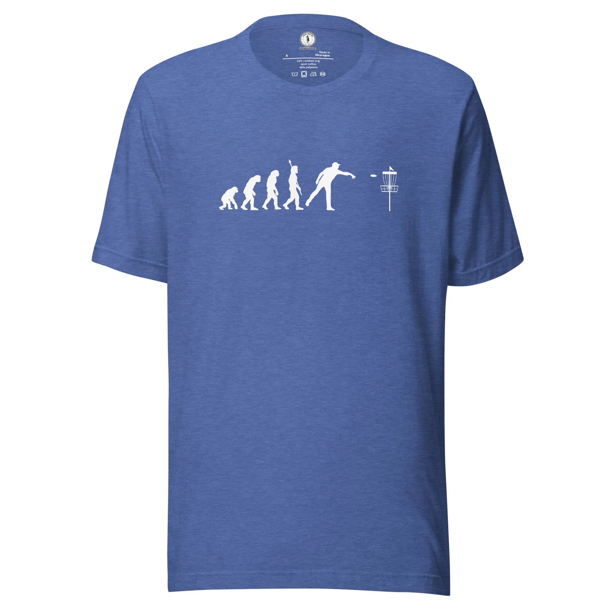 Disc Golf Human Evolution T-shirt | Funny Disc Golf Shirt  