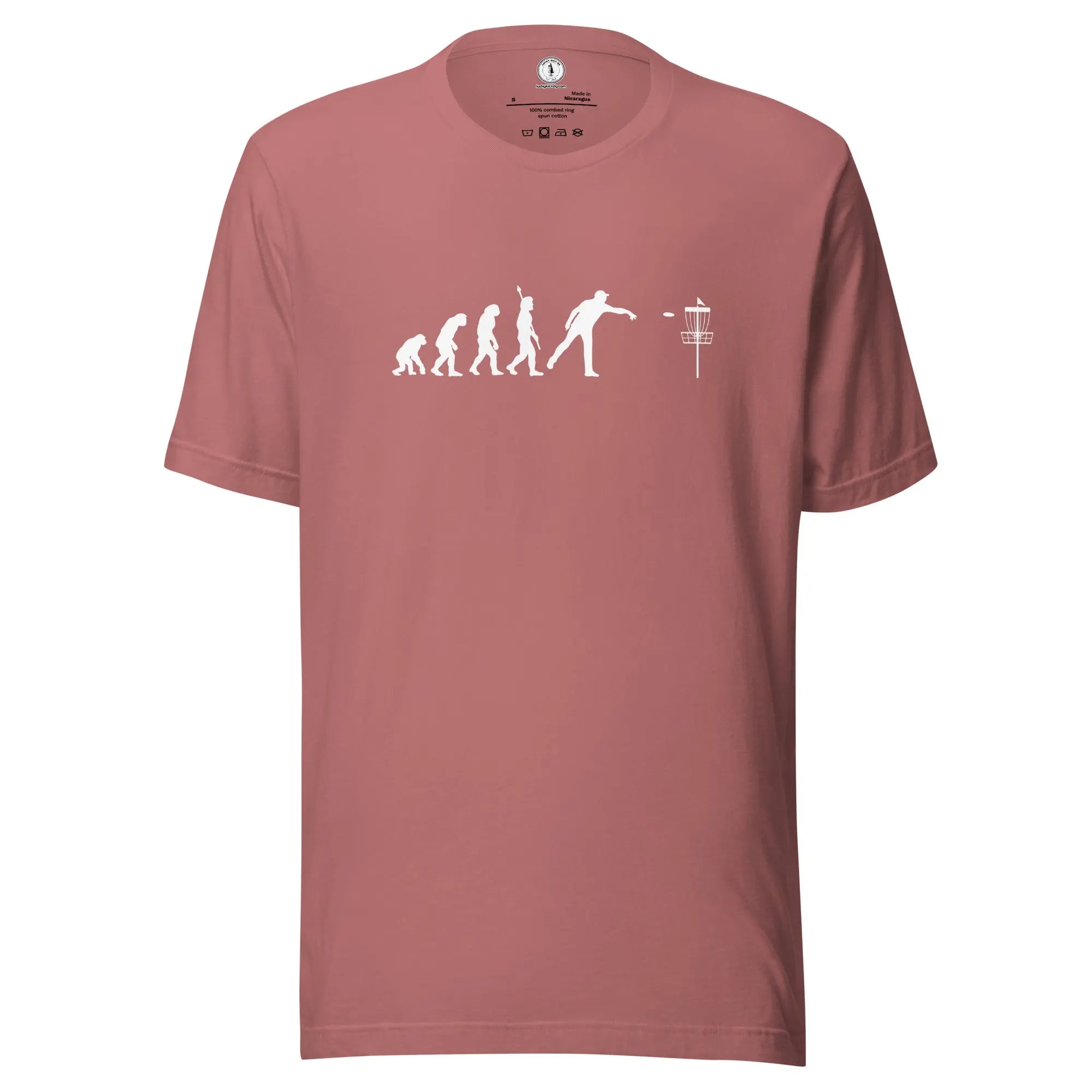 Disc Golf Human Evolution T-shirt | Funny Disc Golf Shirt  