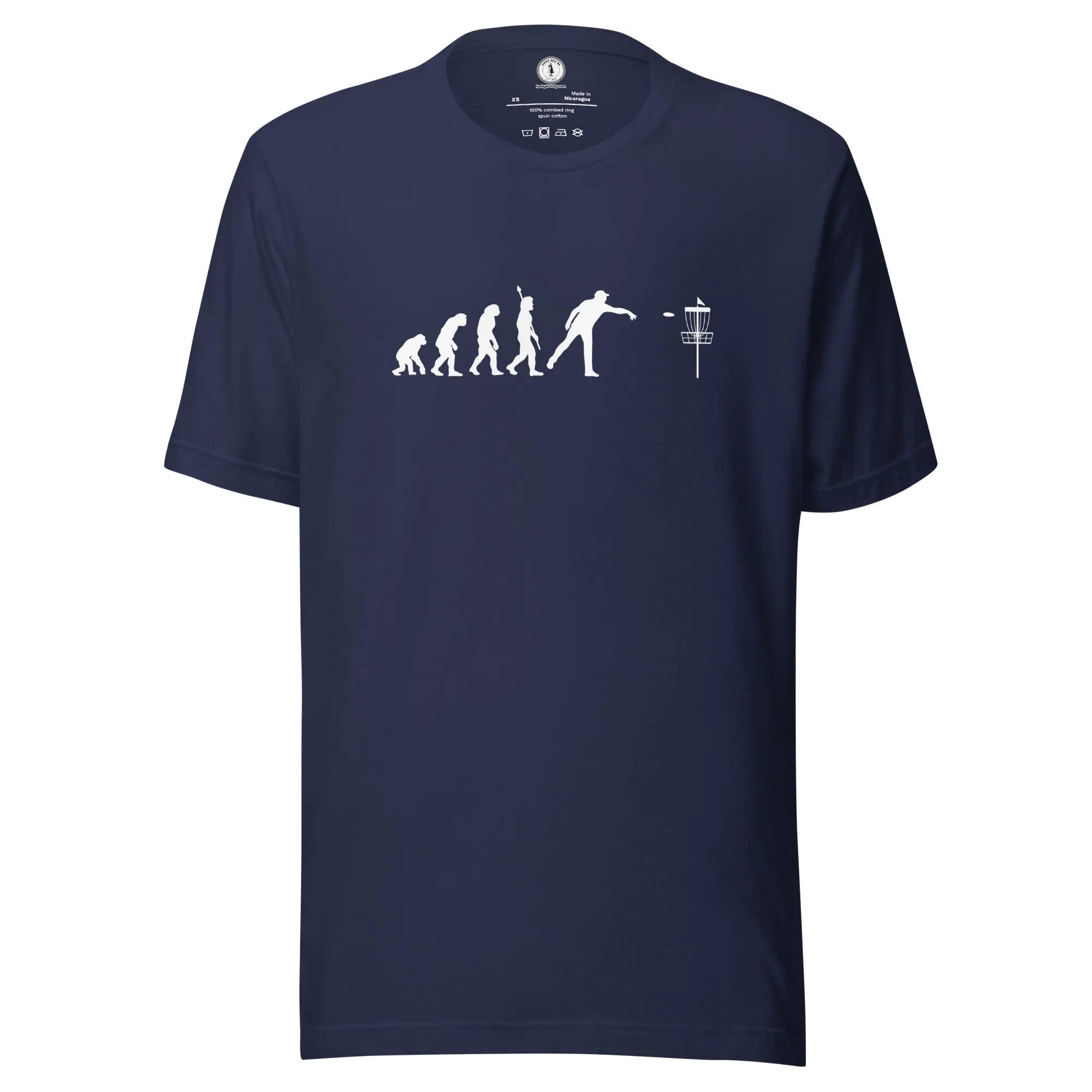 Disc Golf Human Evolution T-shirt | Funny Disc Golf Shirt  