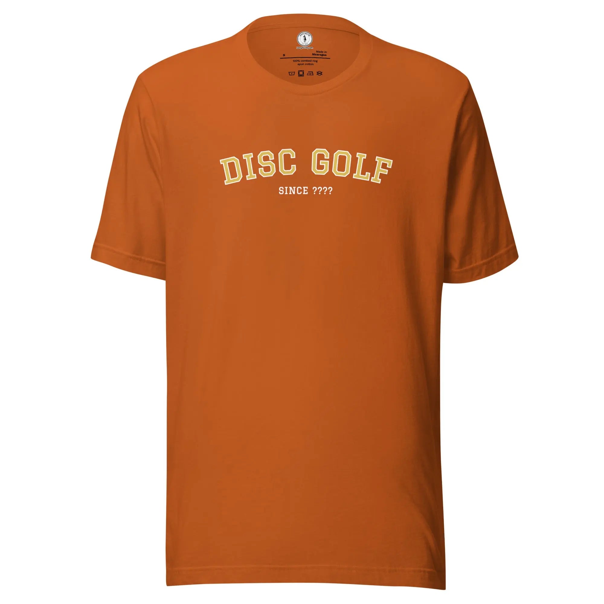 Disc Golf Since Custom Year T-shirt  