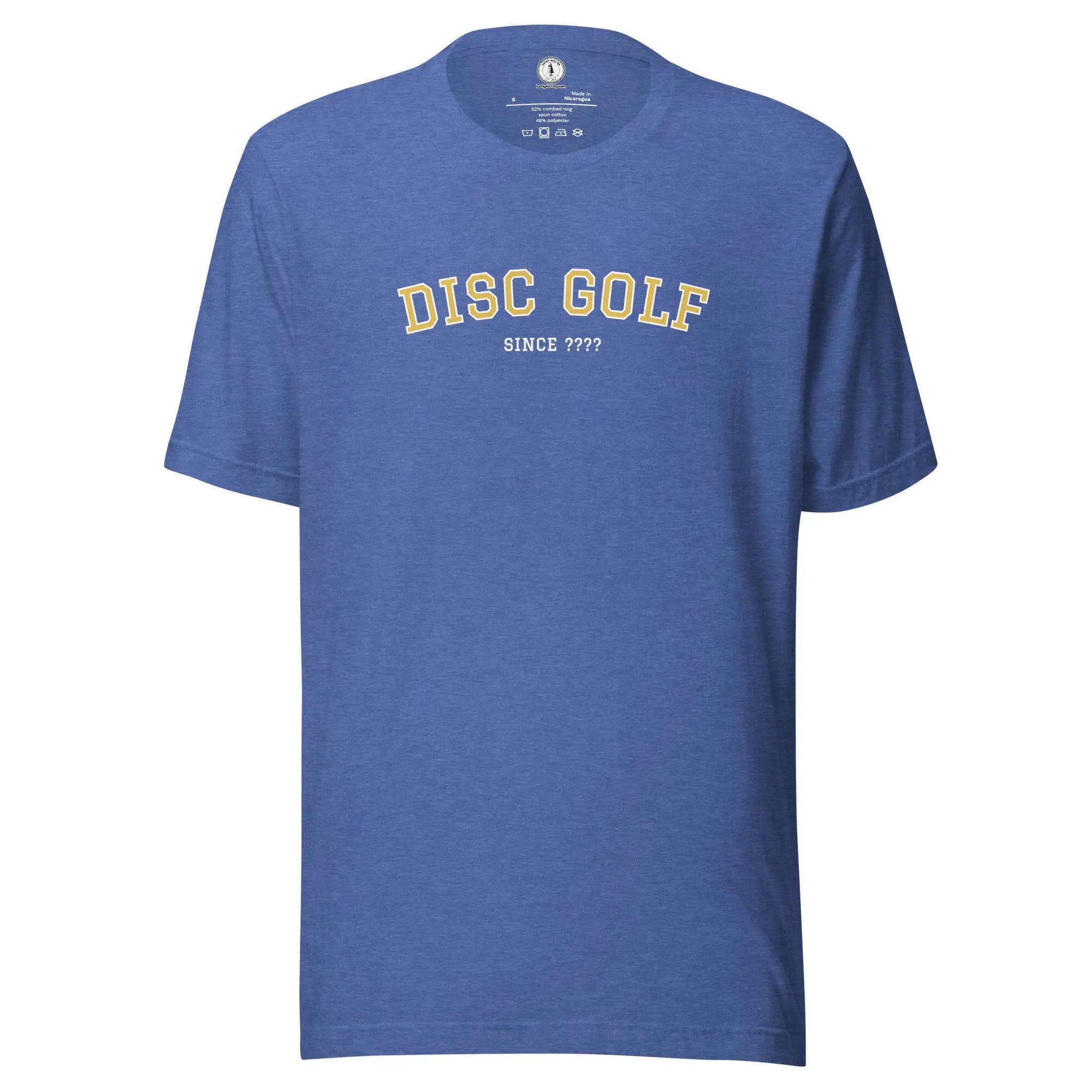 Disc Golf Since Custom Year T-shirt  