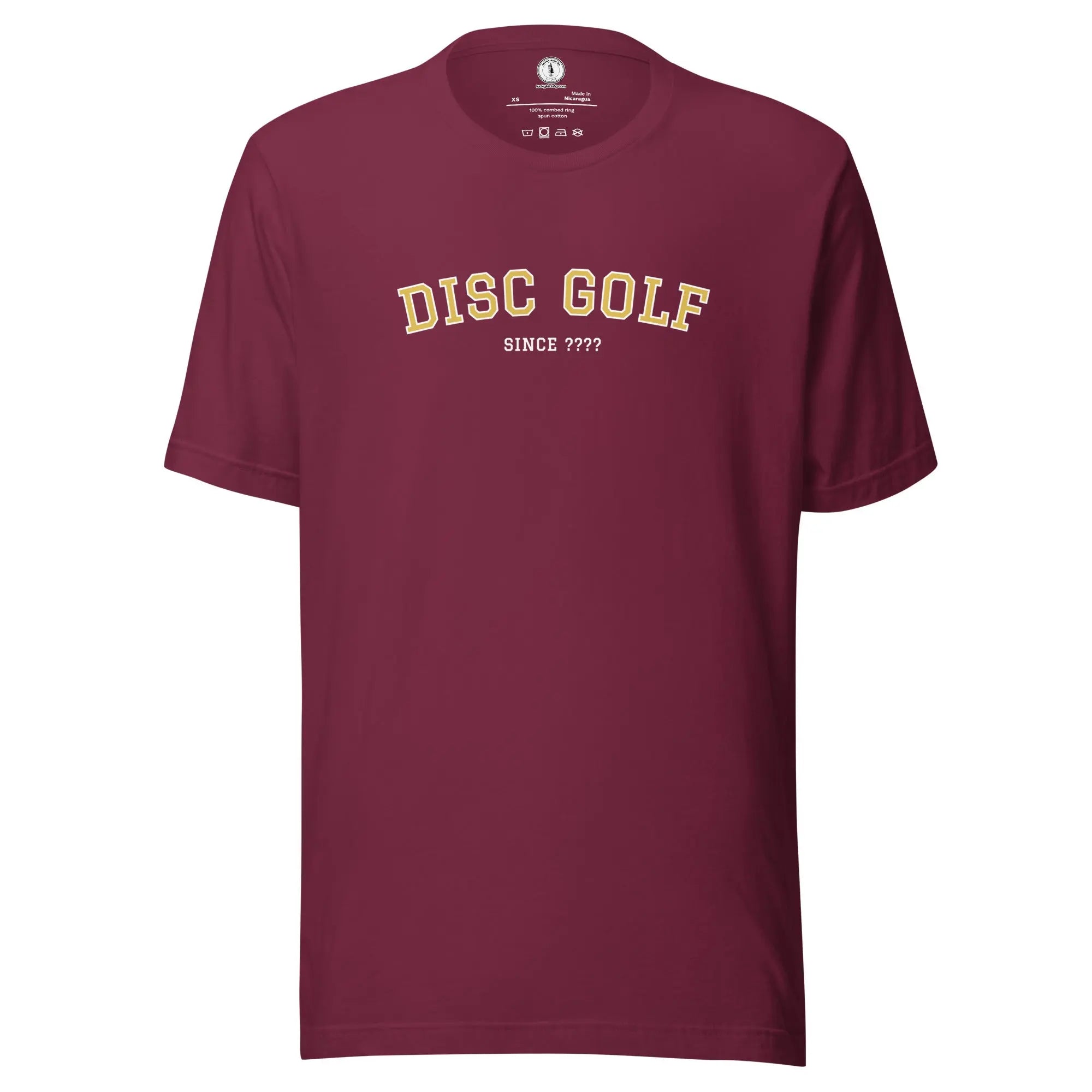 Disc Golf Since Custom Year T-shirt  