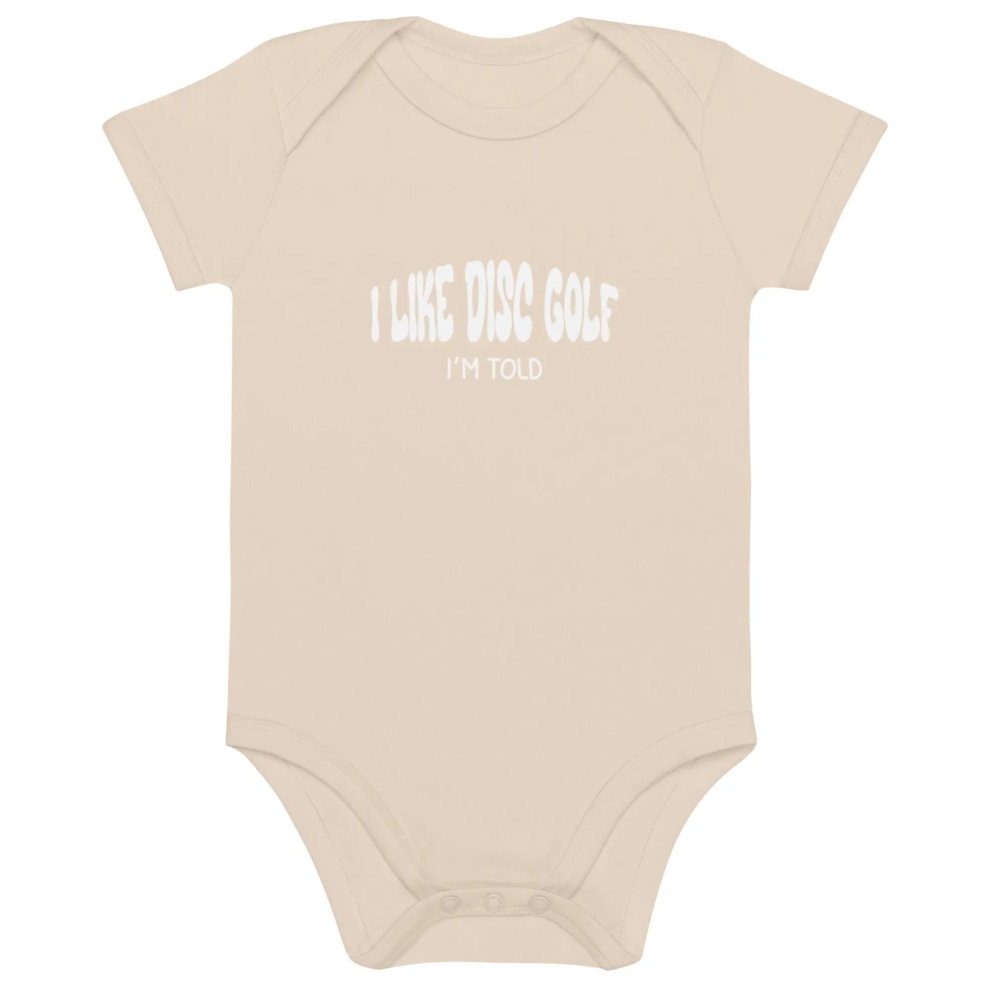 I Like Disc Golf I’m Told Baby Bodysuit  