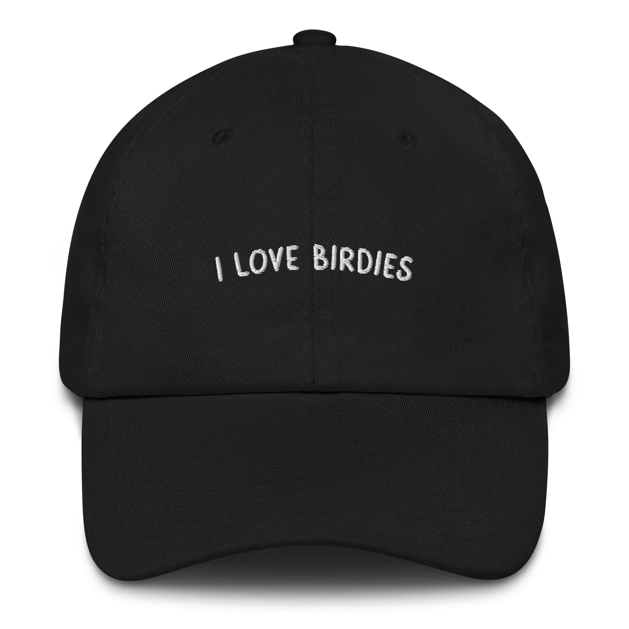 I Love Birdies Embroidered Cap  