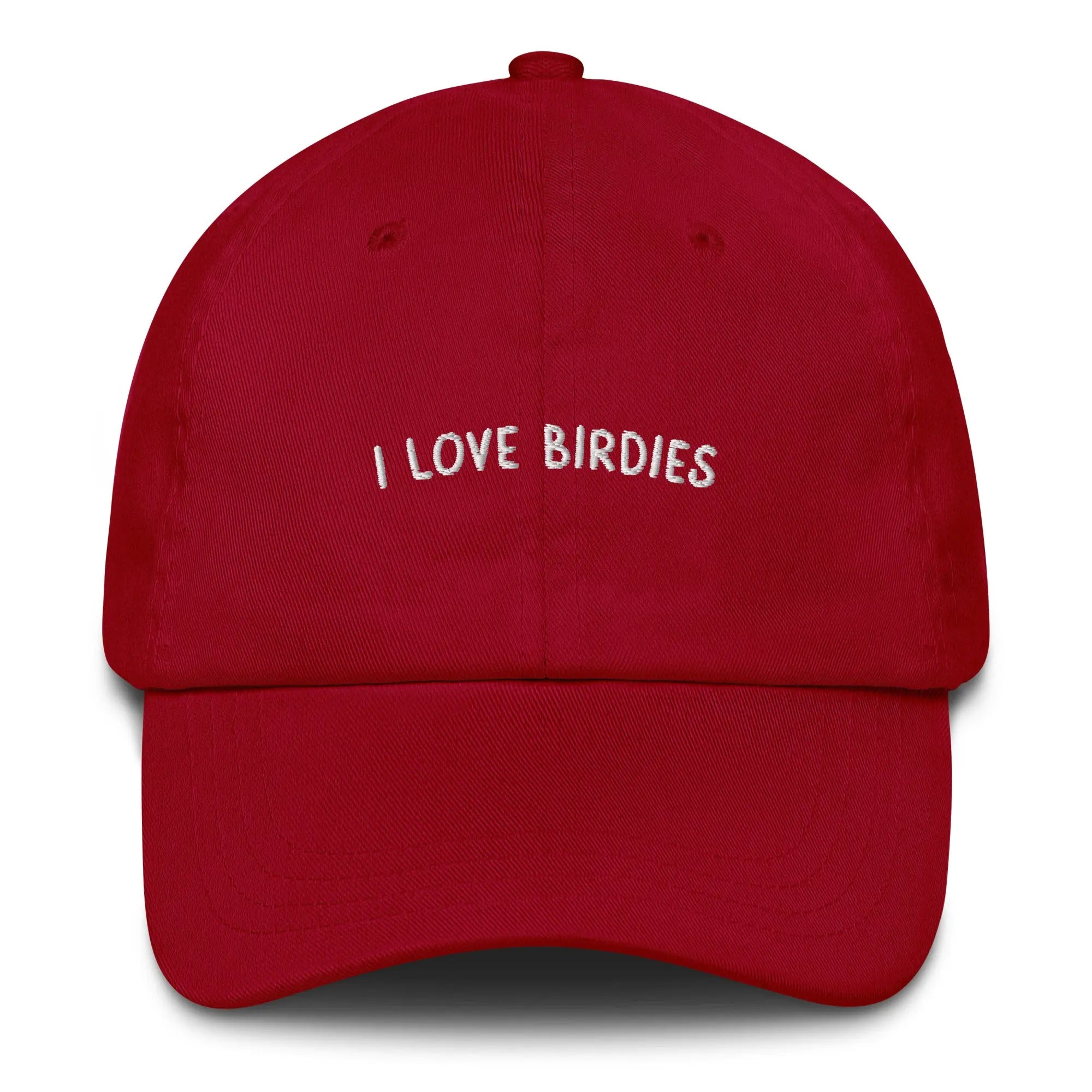 I Love Birdies Embroidered Cap  