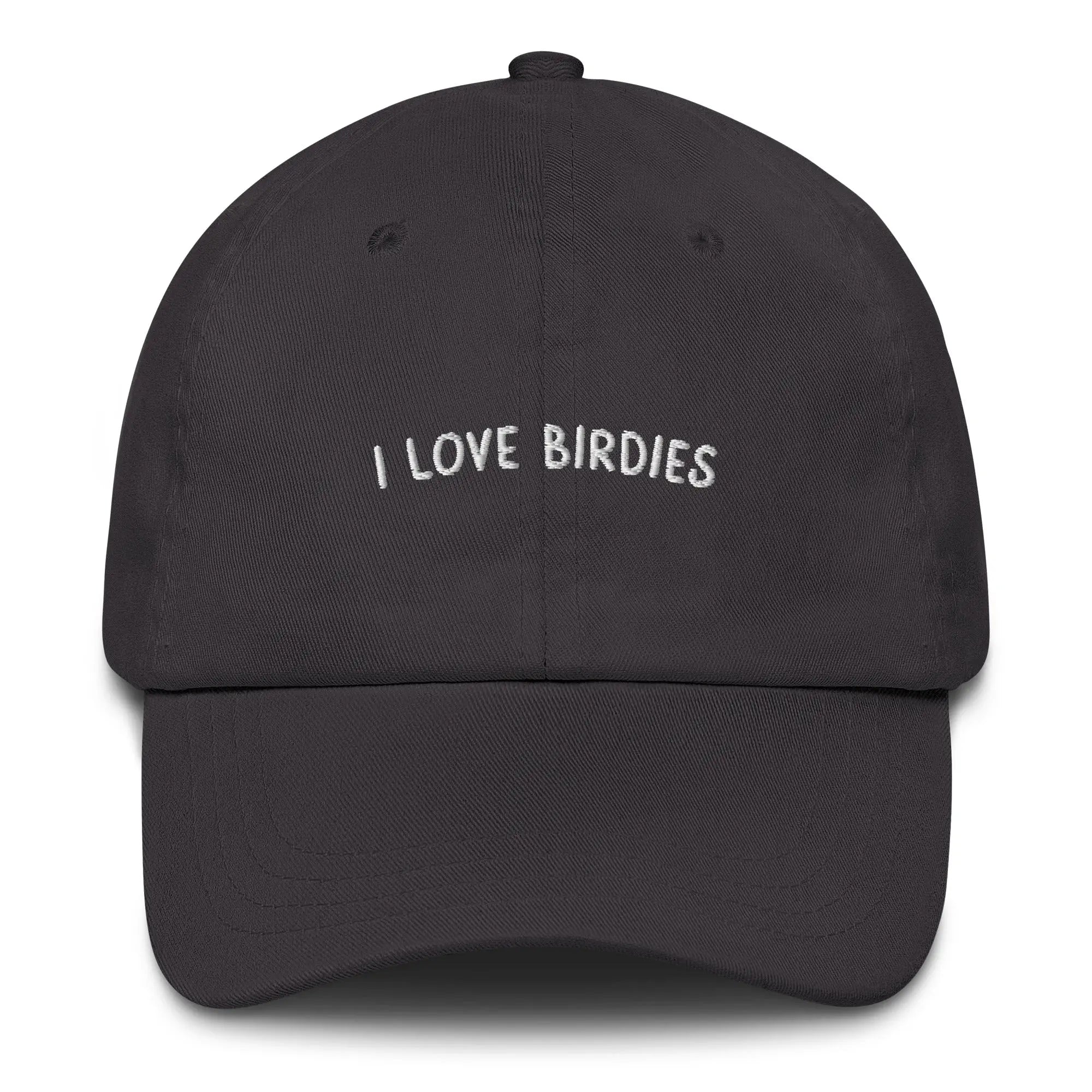 I Love Birdies Embroidered Cap  
