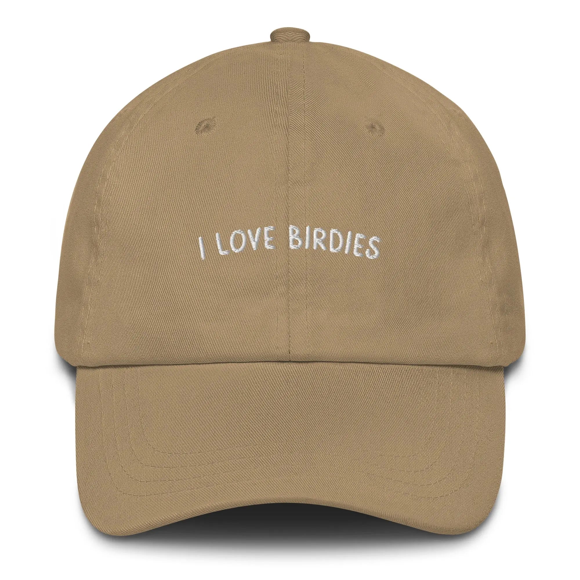 I Love Birdies Embroidered Cap  