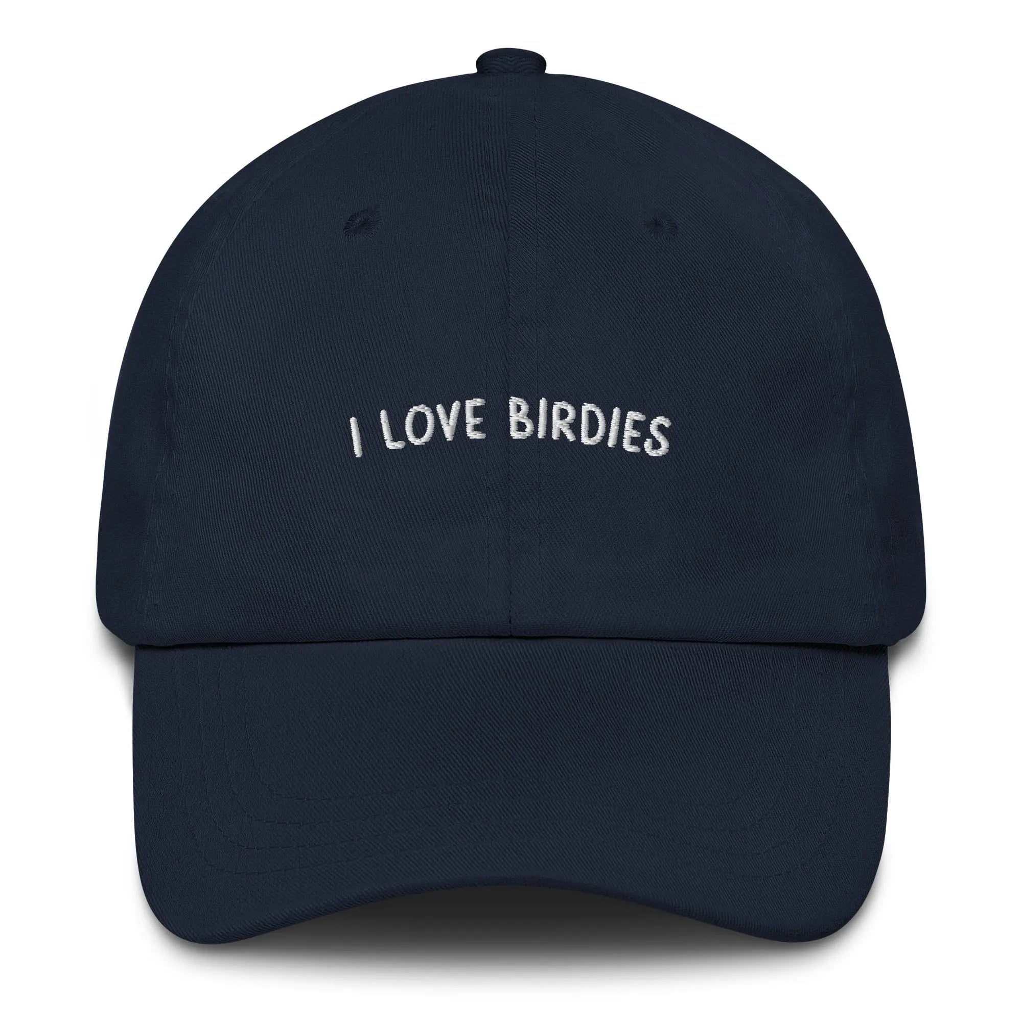 I Love Birdies Embroidered Cap  