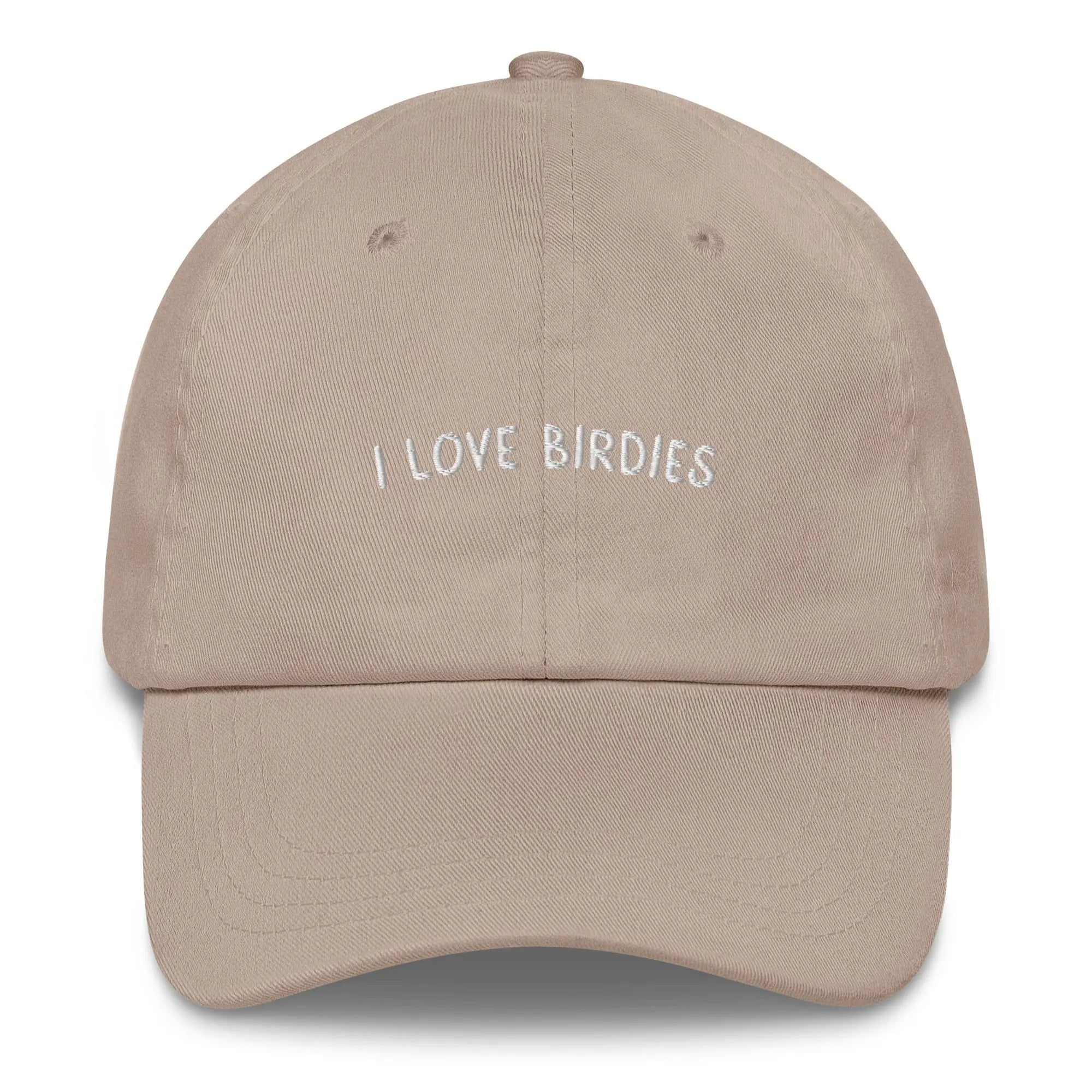 I Love Birdies Embroidered Cap  