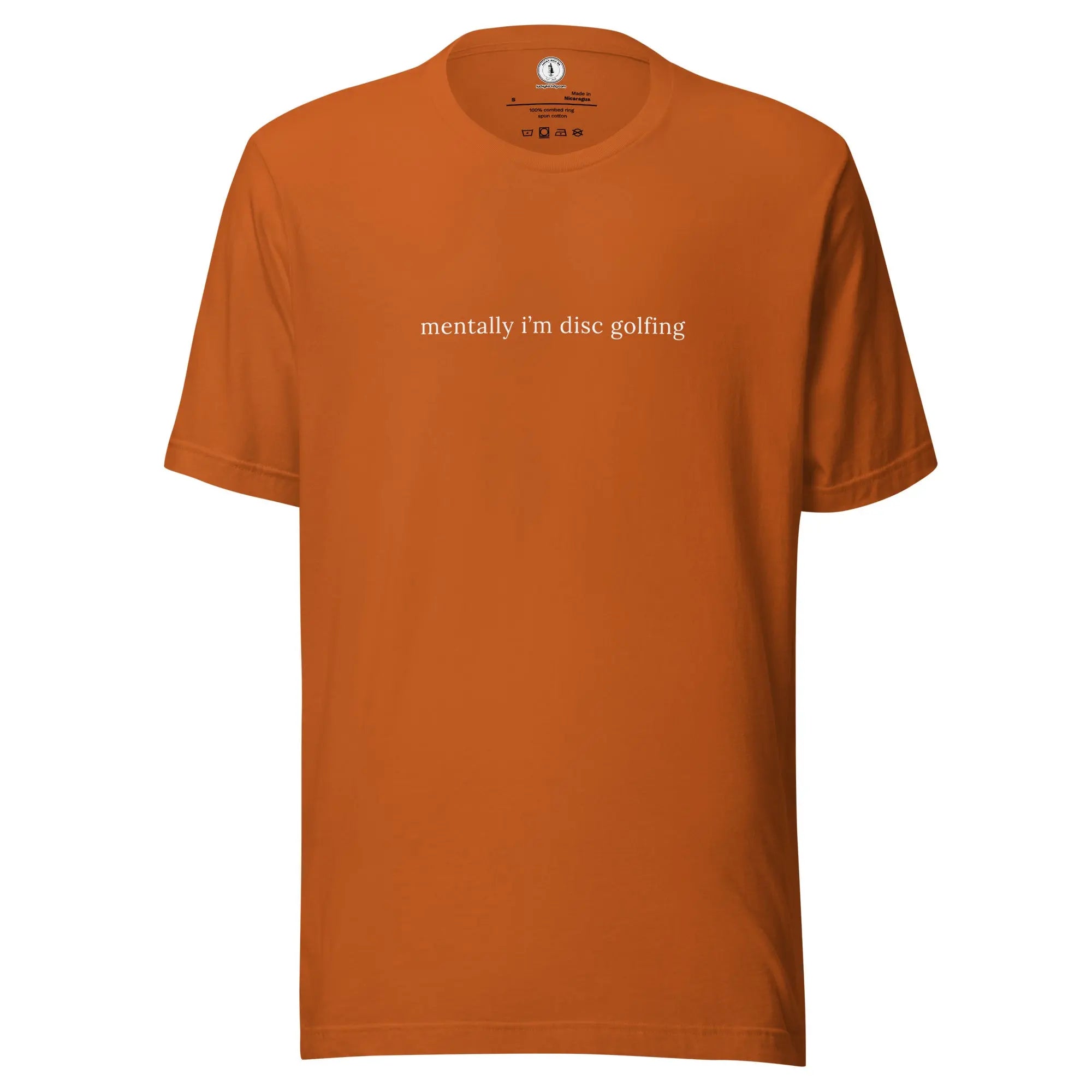 Mentally I'm Disc Golfing T-shirt  