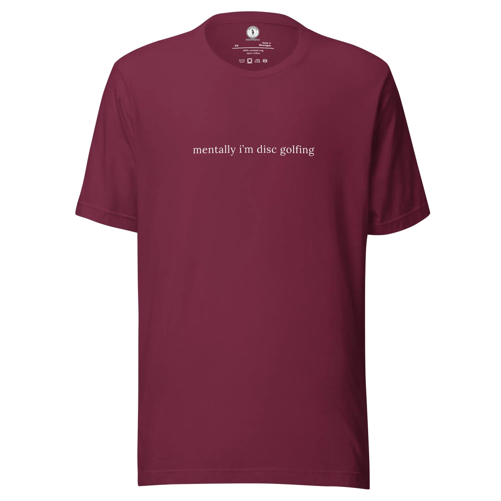 Mentally I'm Disc Golfing T-shirt  