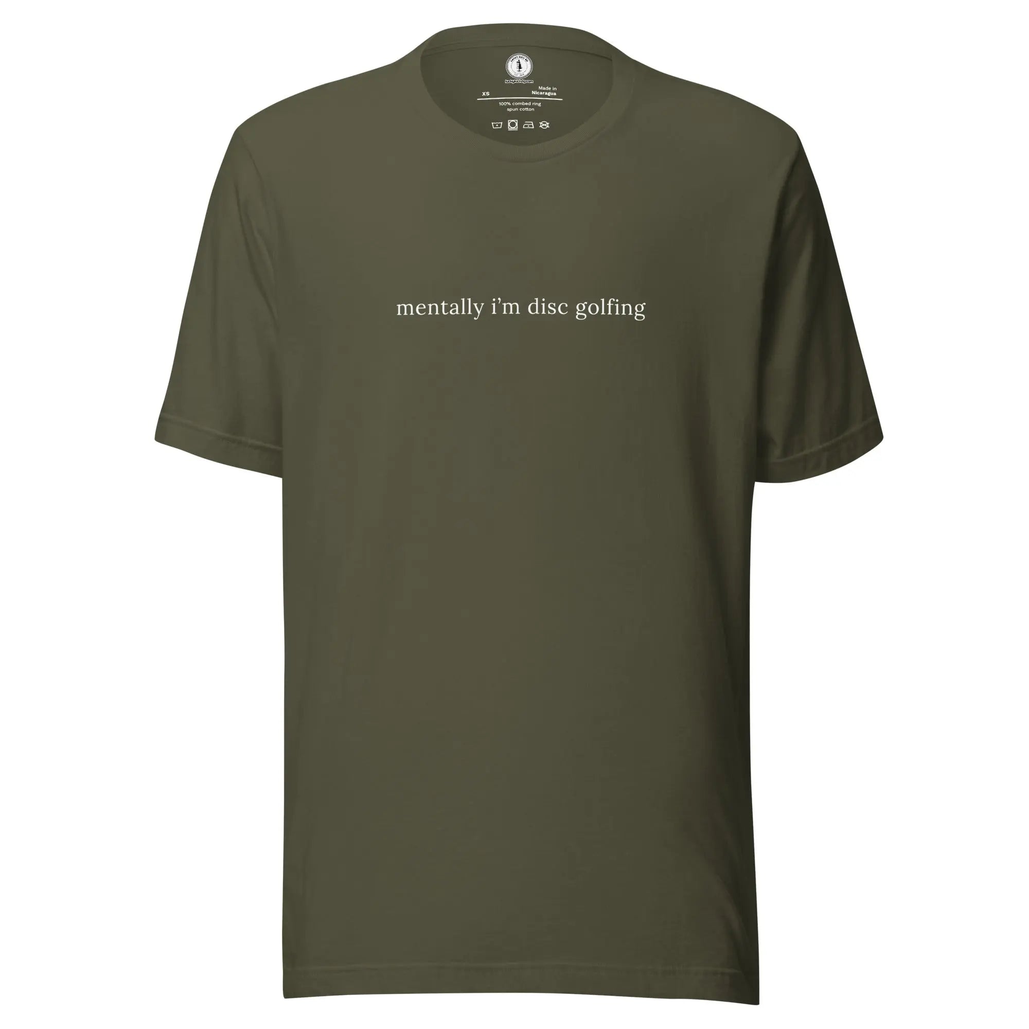 Mentally I'm Disc Golfing T-shirt  