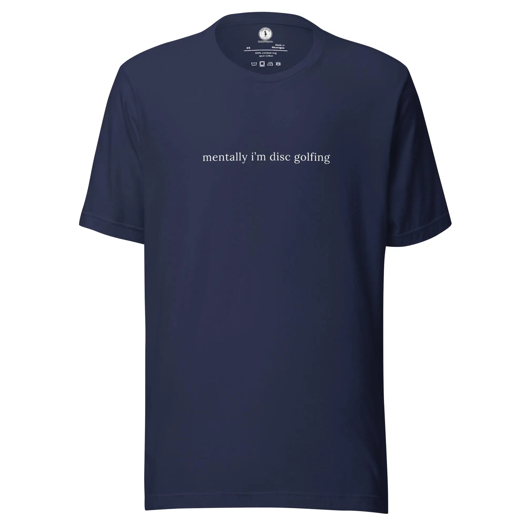 Mentally I'm Disc Golfing T-shirt  