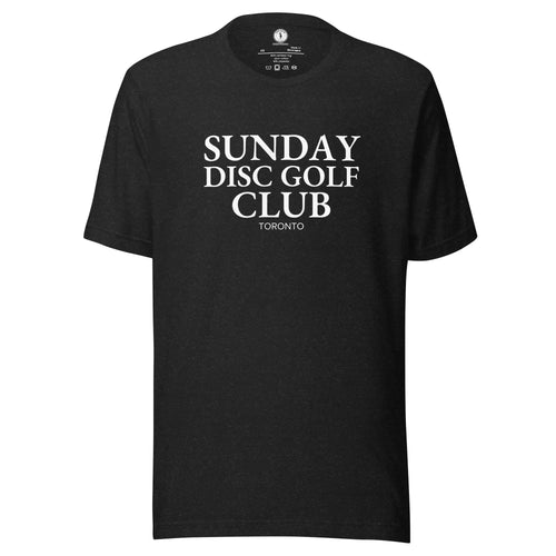 Custom City Sunday Disc Golf Club T-Shirt  