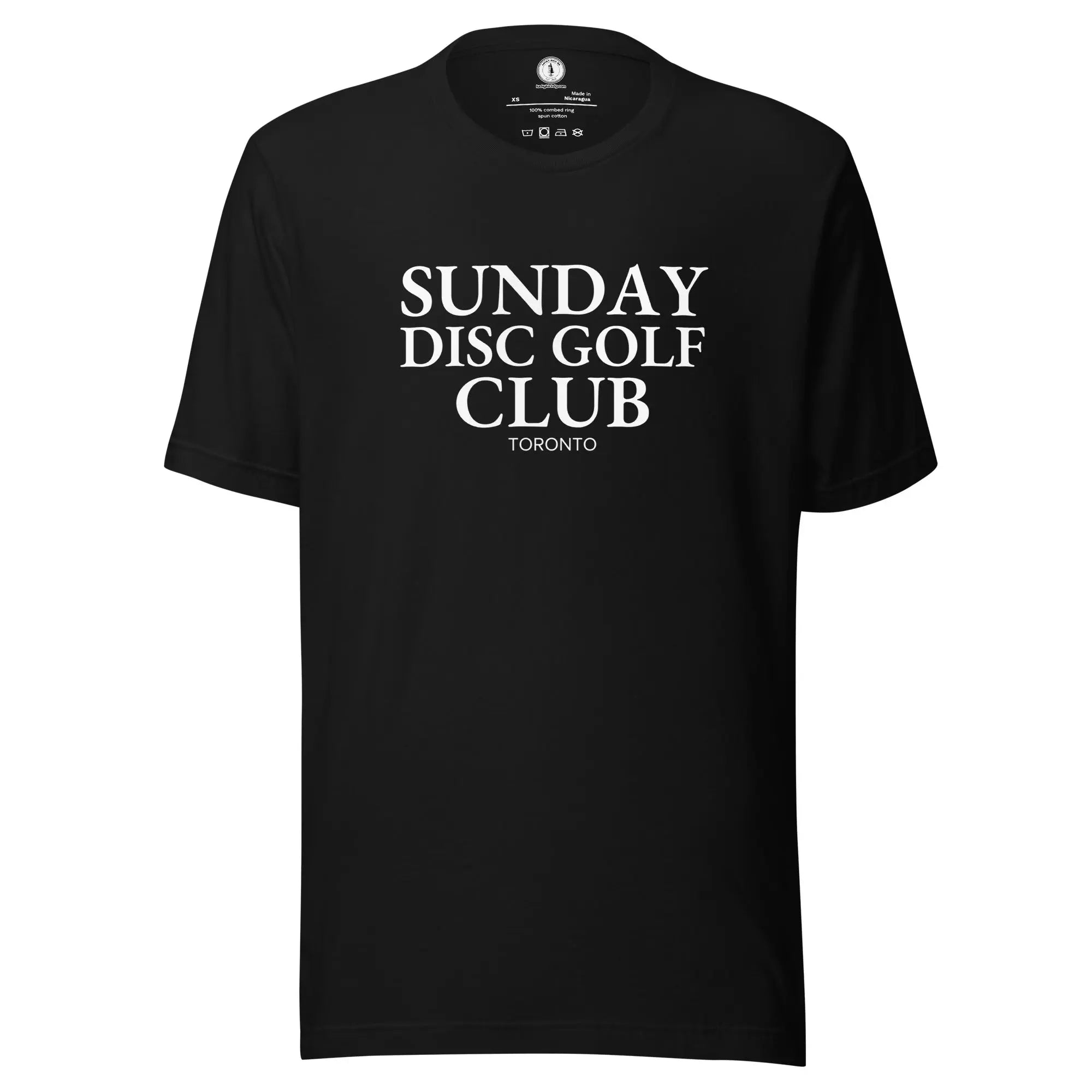 Custom City Sunday Disc Golf Club T-Shirt  