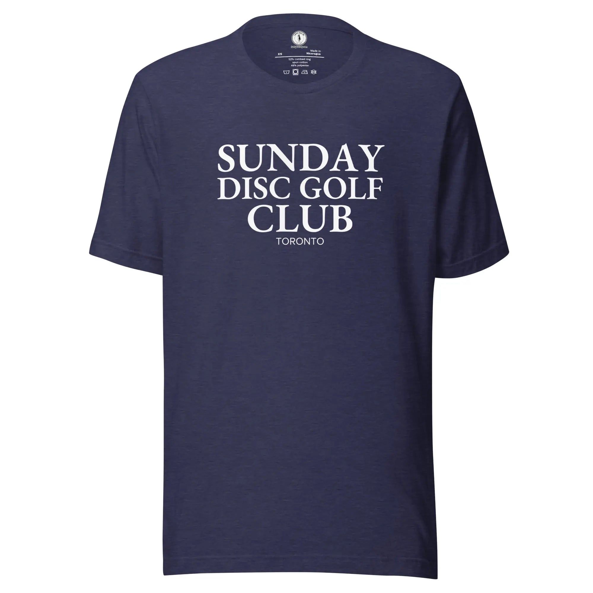 Custom City Sunday Disc Golf Club T-Shirt  