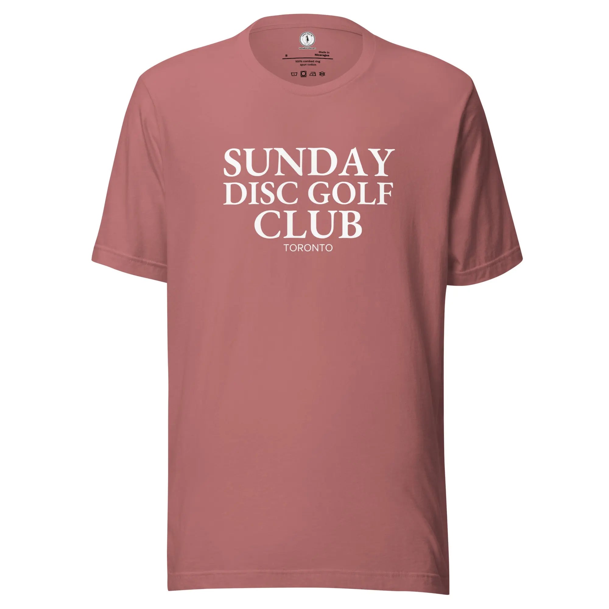 Custom City Sunday Disc Golf Club T-Shirt  
