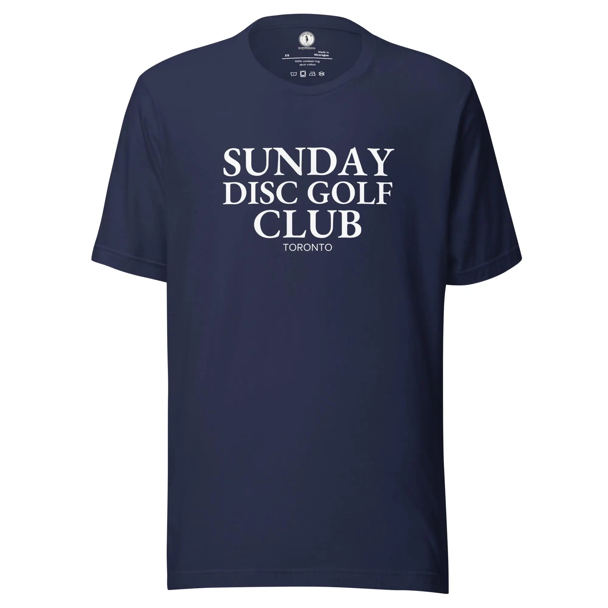 Custom City Sunday Disc Golf Club T-Shirt  