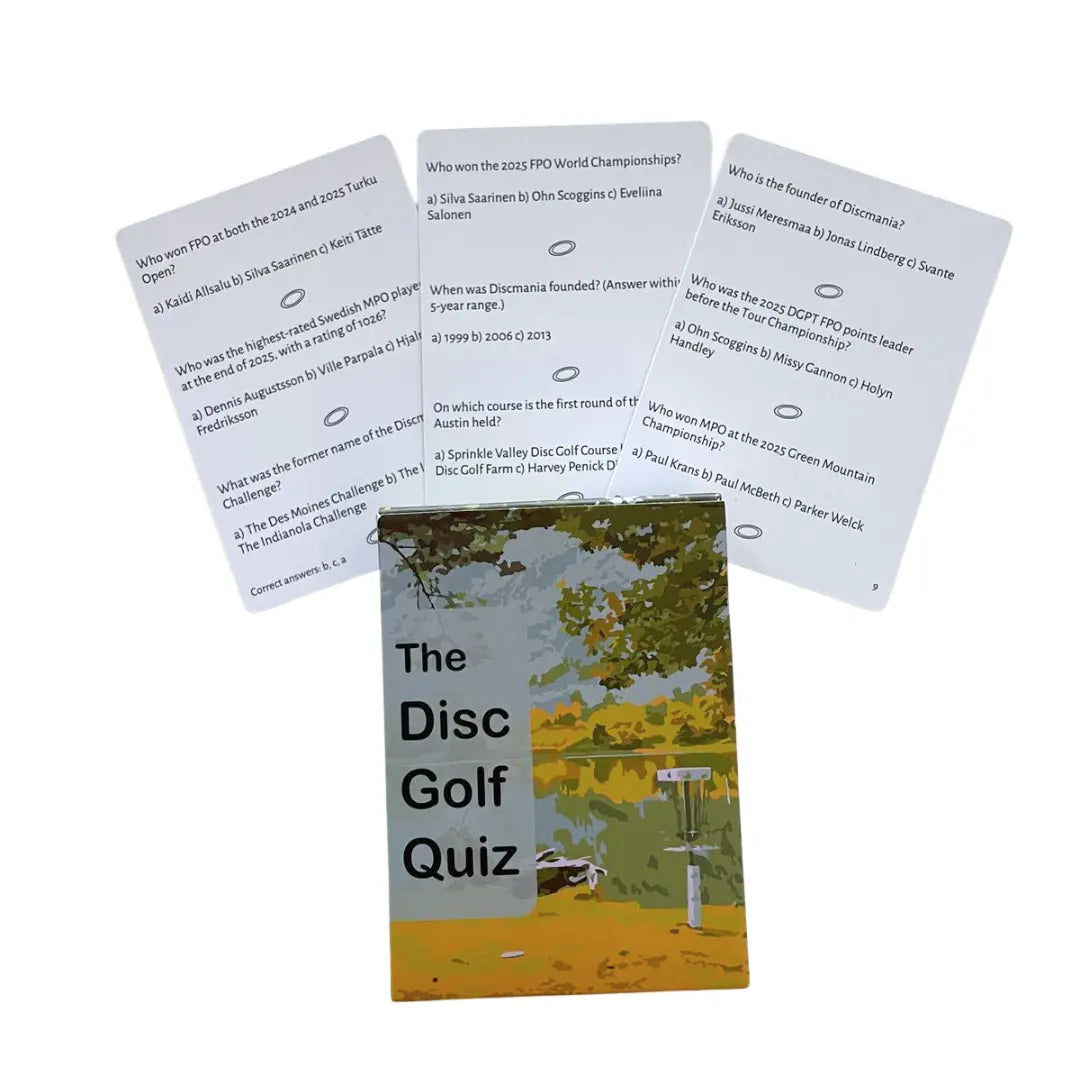 The Disc Golf Quiz | Disc Golf Game with 201 Trivia Questions  