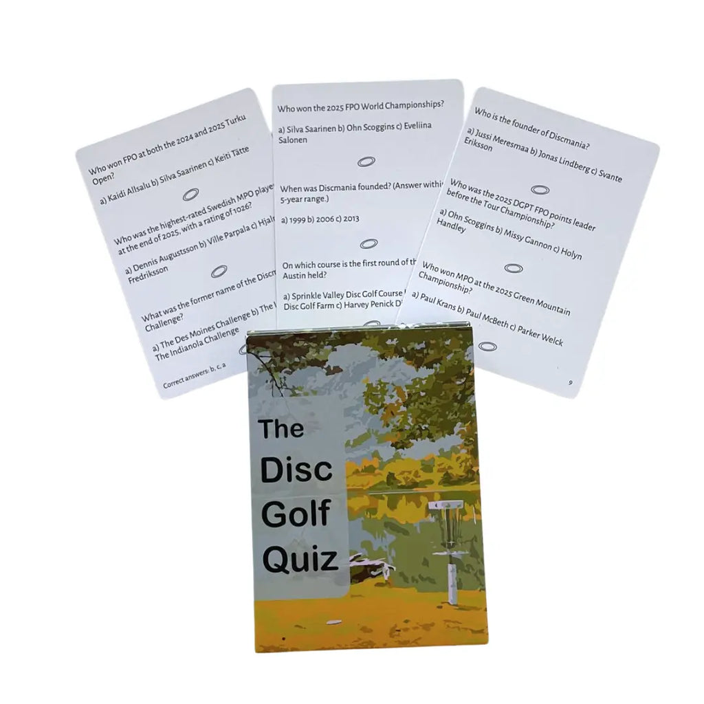 The Disc Golf Quiz | Disc Golf Game with 201 Trivia Questions  